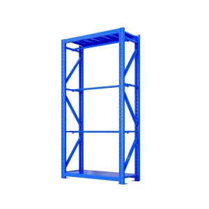 Customized Steel Boltless Corrosion Protected 1/2/3 Layer Warehouse Storage Clothing Hanging Racking Garment Rack System