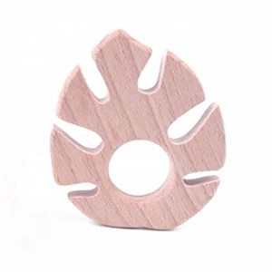 Natural Beech Wood Baby Teethers
