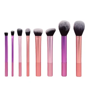 Professional 8pcs Makeup Brush Set Small Size Powder Blush Eyeshadow Highlighter
