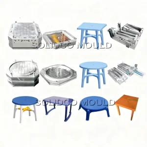 Industrial Heavy Duty Plastic Table Mold for School Canteen Office and Commercial Use Furniture Manufacturing Equipment