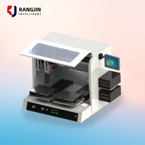 High Precision Automatic UV Glue Dispenser Machine UV LED Integrated Curing Lightproof Pipeline for PCB LCD With 1 Year Warranty