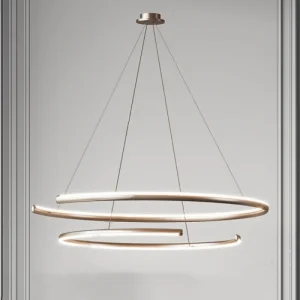 Simple Design Home Decor Indoor Modern Decorative Style LED Round Suspended Pendant Lighting