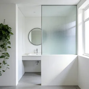 Double Layered Frosted Glass