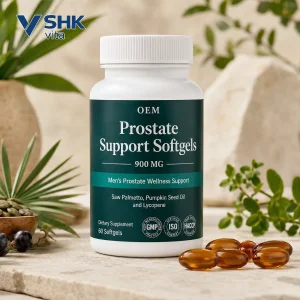 Suplemento de Saúde Masculina Softgels de Suporte à Próstata OEM Óleo de Semente de Abóbora Saw Palmetto Fornecimento em Grande Escala