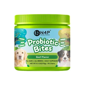 Factory Direct High Quality Customizable 300g 120 Count Pet Probiotic Supplement Supports Digestion Soft Chews