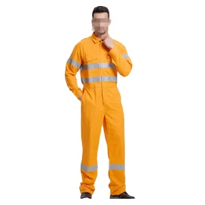 Reflective Flame-Retardant Anti-Static Miner Coverall