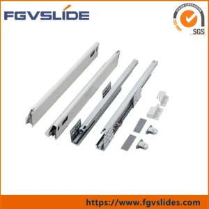 Kitchen Cabinets Rolling Shutte Metal Double Wall Soft Close Drawing System