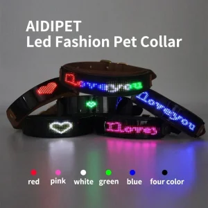 LED Display Dog Collar