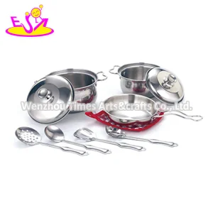 Wholesale Kids Metal Toy Cookware Set