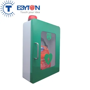Compact Wall-Mounted Aed Cabinet for Emergency Medical Supplies