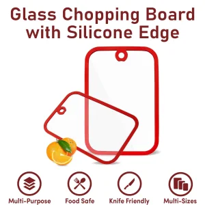 Tempered Glass Cutting Board Non-Slip