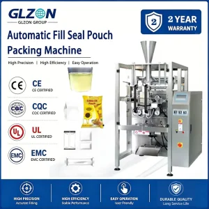 Máquina de Embalagem em Pouch Vertical Automática Multifuncional de Serviço Completo para Macarrão Fusilli Fresco