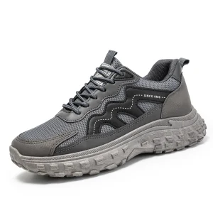 Zapatilla deportiva casual de hombre con suela gruesa personalizada para correr al aire libre