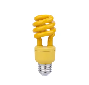 Christmas Light Yellow Half Spiral T3 Spiral Colored Energy Saving Lamp Half Spiral Energy Saving Lamp