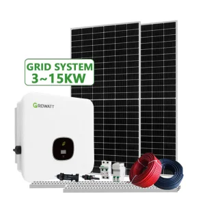 Complete Set 10KW 20KW 30KW MPPT Solar Energy System with 15KW Inverter for Home Use On-Grid Solar Panels