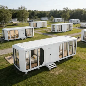 Modular Capsule Pods Turnkey Prefab Capsule House Modules Supporting Rapid Deployment for Smart Hotels Project Solutions
