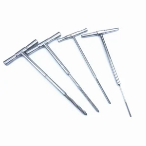 Orthopedic Tapping Device Bone Tap with T Handle Stainless Steel Veterinary Orthopedics Instrument