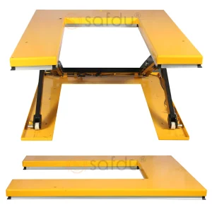 1.5t U Shape Low Profile Electric Lift Table for Versatile Use