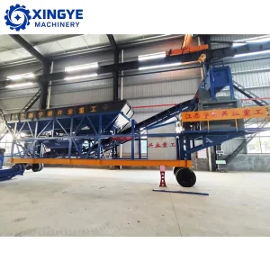 Building Equipment Yhzs60 Mobile Modular Concrete Mixing Batching Plant
