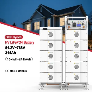 High Voltage Solar Power Battery 30kwh 50kwh 113kwh 241kwh Energy Storage Battery 500kwh for Home/commercial Use