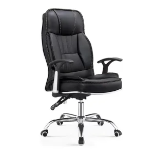 Office Executive Leather Modern Comfortable Seat Computer Manager Leather Swivel Chairs Luxury Sillas De Oficina