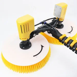 Solar Panel Cleaning Equipment Spare Parts Double Heads Cleaning Rotating Brush