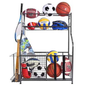 Garage Ball Storage Rack
