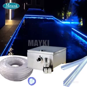 RGBW Fiber Optic Pool Edge Lighting
