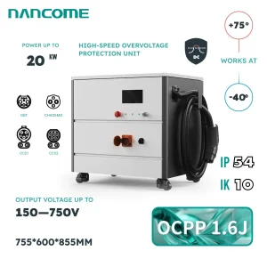 20kw CCS Commercial Road Rescue Pile Mobile DC EV Fast Charger Station