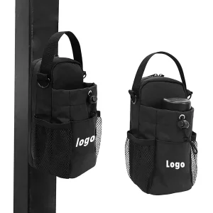 SJ-YB2192 Bolsa esportiva cruzada magnética personalizada com zíper, alça de ombro, suporte de garrafa de água magnético, bolsa de ginásio