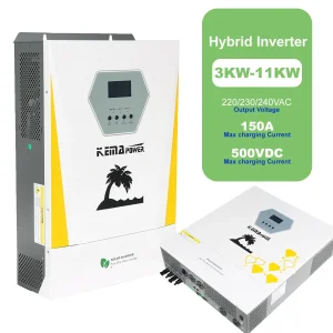 Without Battery 3kw 3.6kw 6.2kw 11kw All in One MPPT off Grid Hybrid Solar Power Inverter for Home Solar System