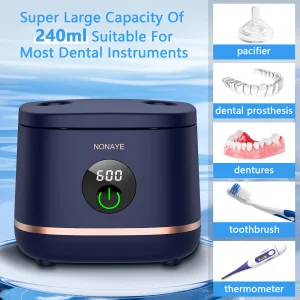 Mini Portable Ultrasonic Cleaner Dentures