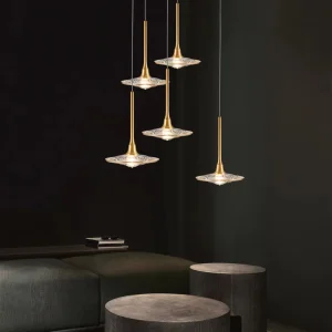 Nordic Modern Designer Chandelier Custom COB Light Source Living Room Dining Room Decorative Pendant Light GUOCIO Style