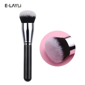 Flat Kabuki Liquid Foundation Brush Single Makeup Brushes Cosmetic Tools Fluffy Synthetic Hair High Quality for Makeup