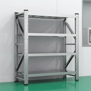 304 Stainless Steel Warehouse Rack Adjustable Shelving Unit