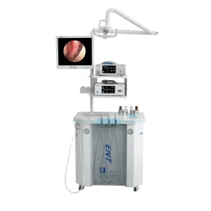 Ouman Complete Ent Treatment Workstation with Patient Chair and Instruments