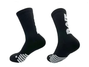 OEM Custom Sports Coolmax Compression Running Socks Cushion Crew Anti-Blister Moisture Wicking Athletic Hiking Socks