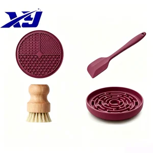 Pet Slow Feeder &amp; Lick Pad Kit, Stress &amp; Boredom Relief
