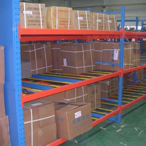 Slide Carton Flow Through Rack for Dynamic Storage.