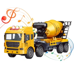 Realistic Cement Mixer Truck Model Children Inertia City Construction Engineering Vehicle Kids Concrete Mixer Truck Toy for Boys