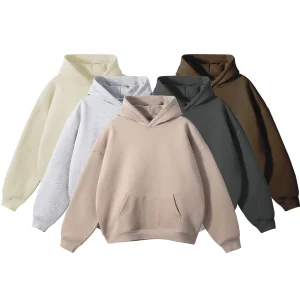 High Quality 500g Fleece Hoodies