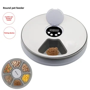 AUMANN OEM/ODM New Smart Pet Feeder Timed Automatic Feeding App Support Cats Dogs USB Powered Solid Pattern Waterproof IPX7