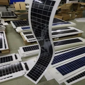 Painel Solar Flexível Personalizado 5W 10W 20W 30W 40W 50W 60W 80W 90W 100W 120W Painel Solar Mono Slim para Sistema Solar