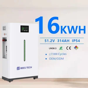 11000 Cycles 10-year Warranty 16kw Lifepo4 Battery
