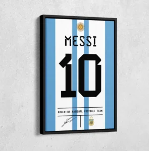 Custom Cristiano Ronaldo and Lionel Messi  Bedroom Inspirational Football Star Poster Canvas Art 16in x24inches  Suppliers, Quotes