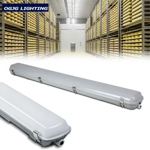 Warehouse Use Industrial Led Waterproof Tube Triproof Fixture Led Garage Light Workshop Tri-proof Light