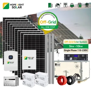 نظام مولد الطاقة الشمسية نظام المنزل الشمسي 8kw 10kw السعر