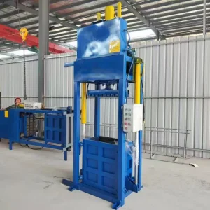 Professional Grade Vertical Baler with Multi Chamber Capability for Packaging Industry Safety Vertical Baling Machine