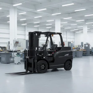 Telescopic Mini Lithium Battery Electric Forklift Is Suitable for Narrow Passages and Warehouse Pallet Handling. Forward Moving Battery Pallet Truck Forklift
