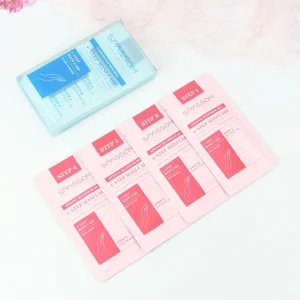 Korean SPA Beauty Products Skin Care Makeup Kit Salon Personal Hand Exfoliating Cleaning Manicure Cosmetics (4 Steps)